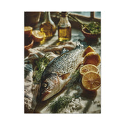 Fresh Whole Fish Mediterranean Prep Wall Art & Canvas Print
