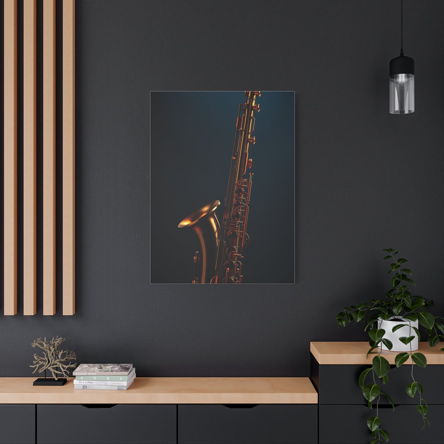 Saxophone Art Supreme Canvas Wall Art & Canvas Print