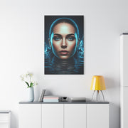 Emerging Blue Reflection Portrait Wall Art & Canvas Prints