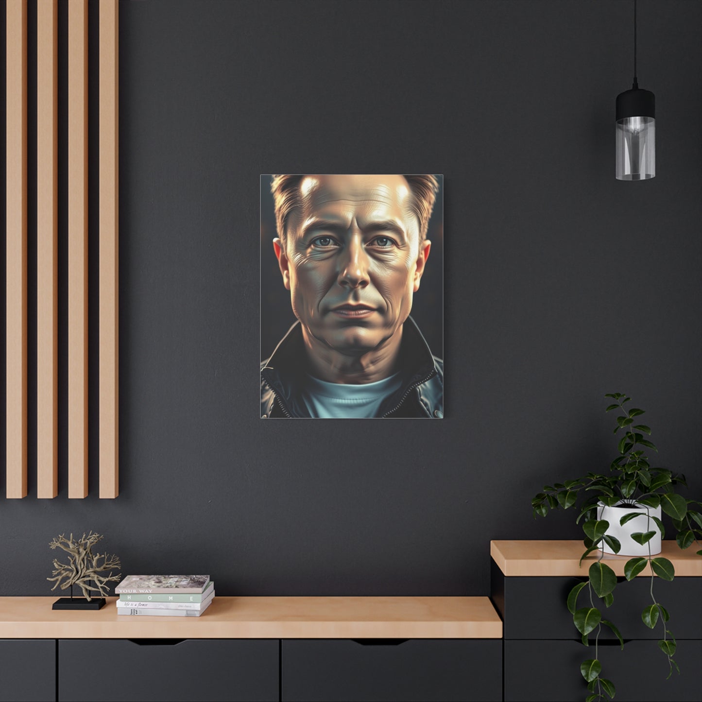 Elon Musk Art Supreme Canvas Wall Art & Canvas Print