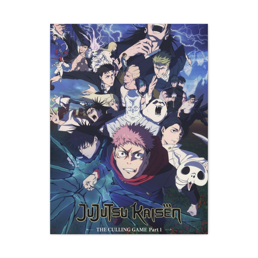Jujutsu Kaisen Season 3: The Culling Game Part 1 Poster Wall Art & Canvas Print