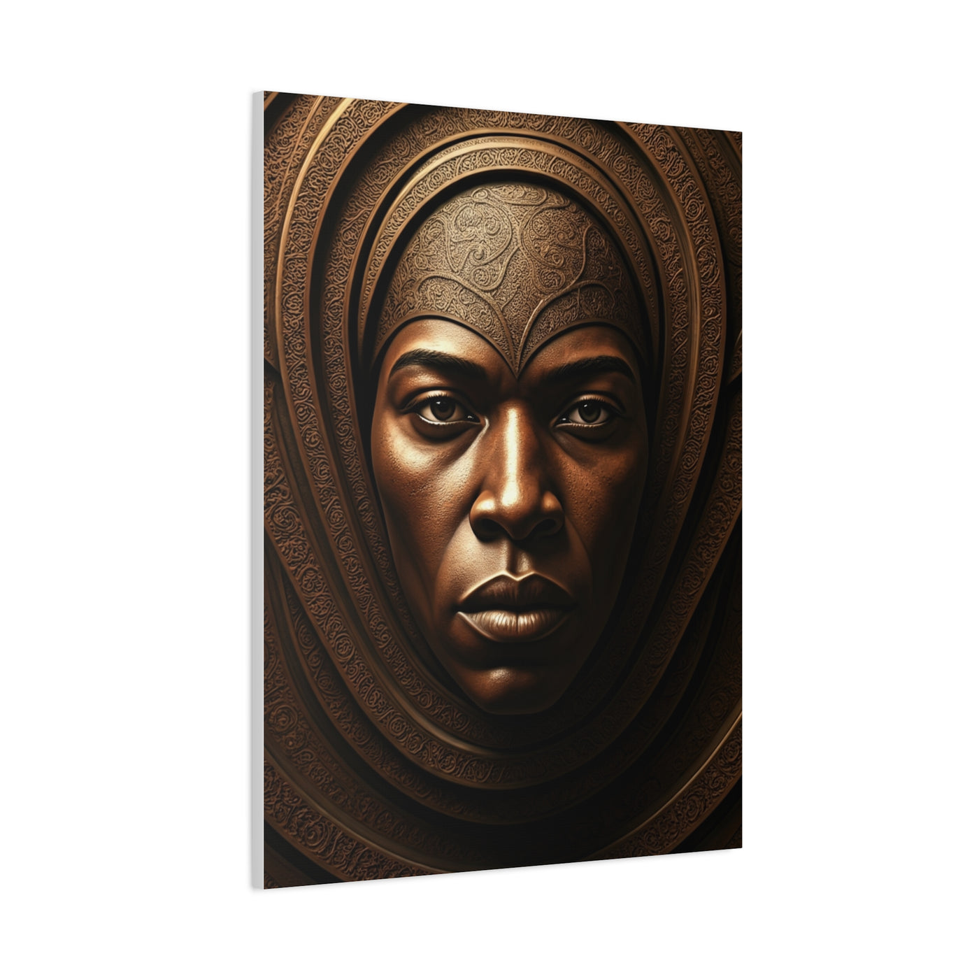 Sacred Bronze Empress Portrait Wall Art & Canvas Prints