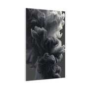 Smoke Ink Monochrome Abstract Wall Art & Canvas Print