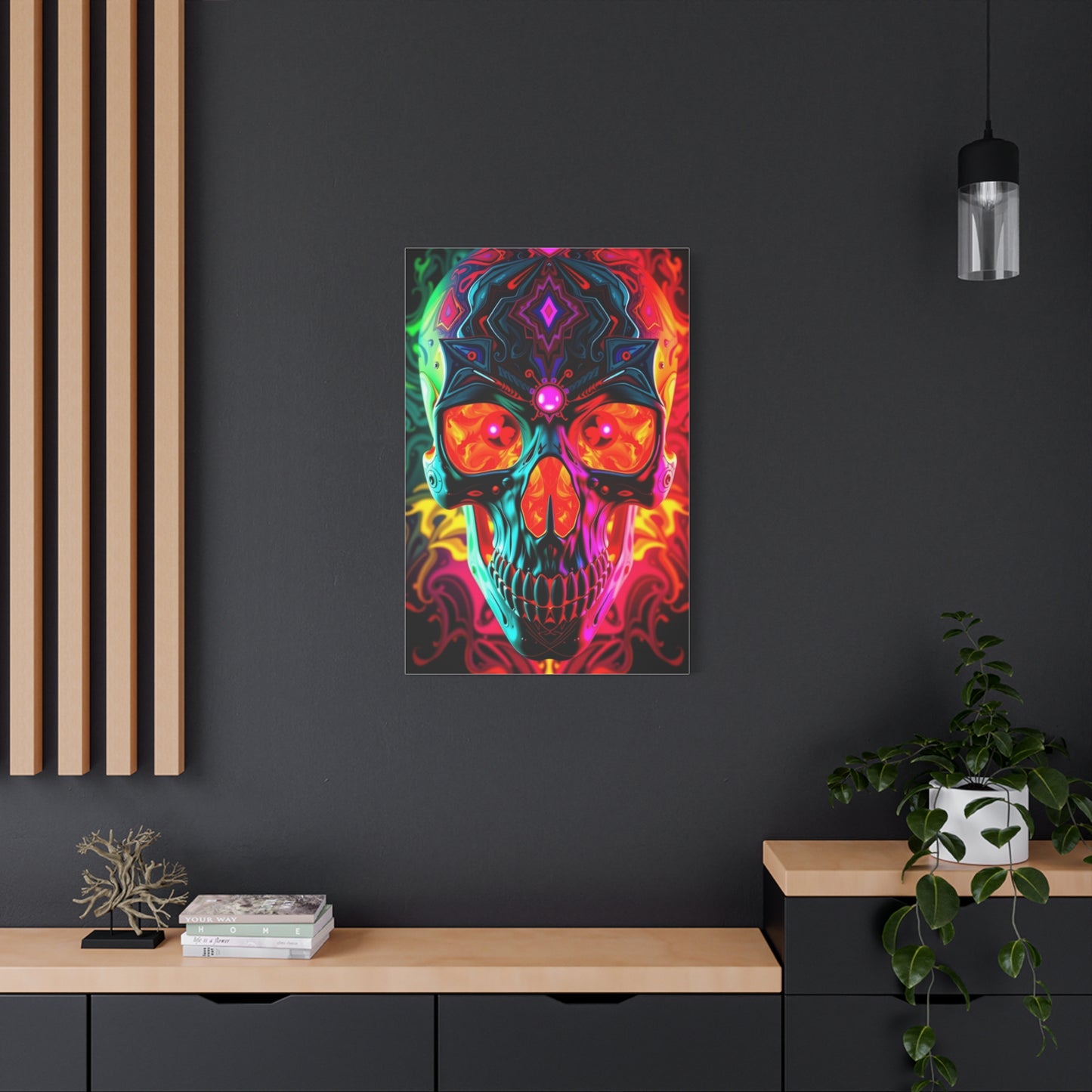 Supreme Art Of 3D Trippy Skull Art By Ali Gulec Art Collection Wall Art & Canvas Print