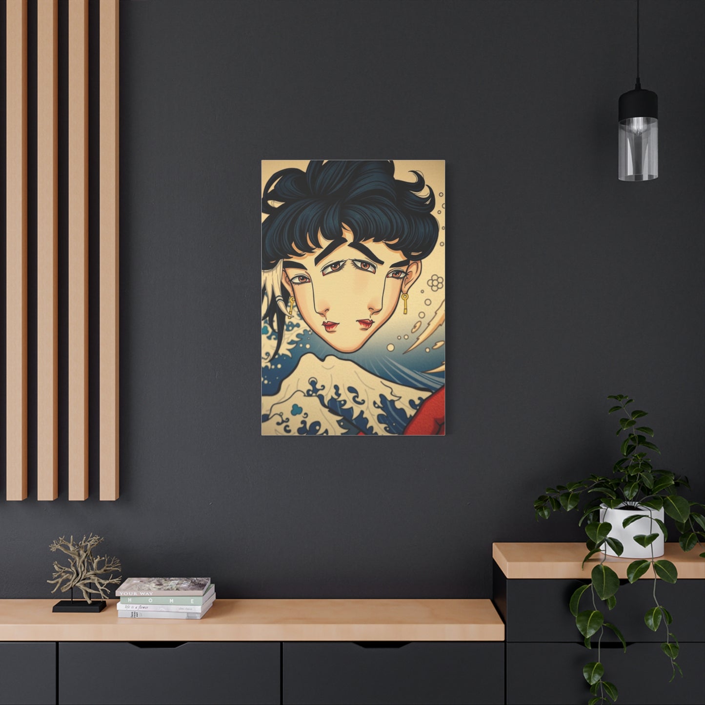 Celestial Ukiyo-e Masterpiece Wall Art & Canvas Print