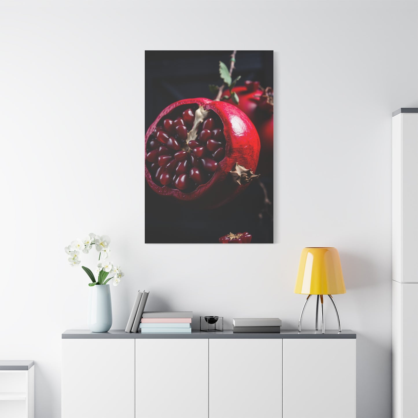 Crimson Obsidian Canvas