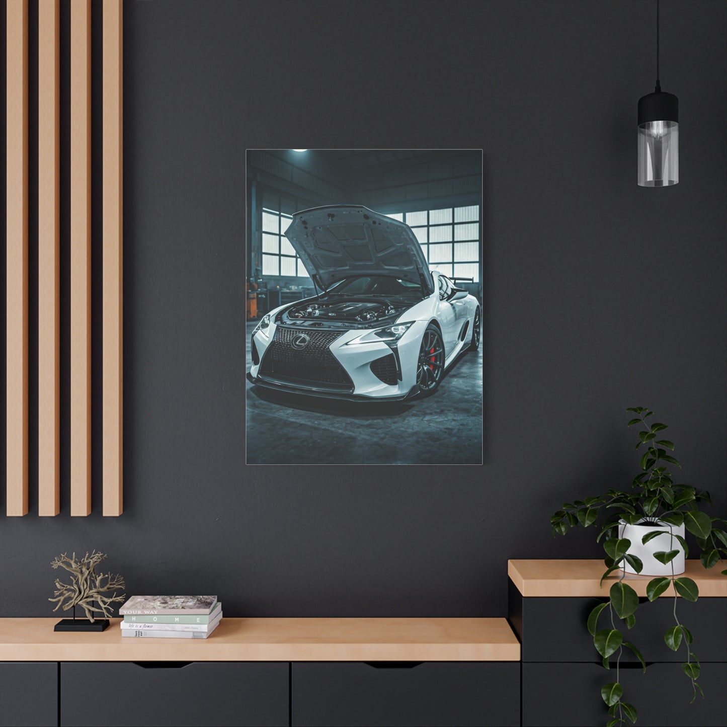 Lexus LC 500 Night Workshop Mood Wall Art & Canvas Prints