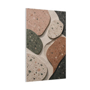 Terrazzo Pebble Abstract Composition Wall Art & Canvas Print