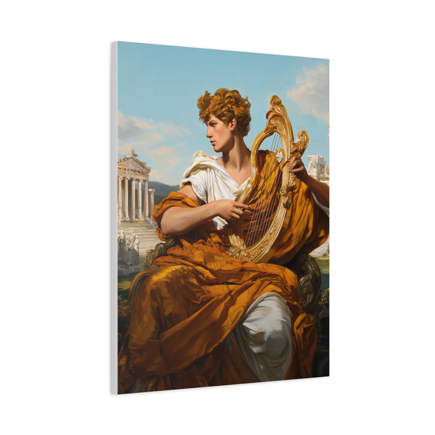 Apollo With Golden Lyre Classical Mythology Wall Art & Canvas Print