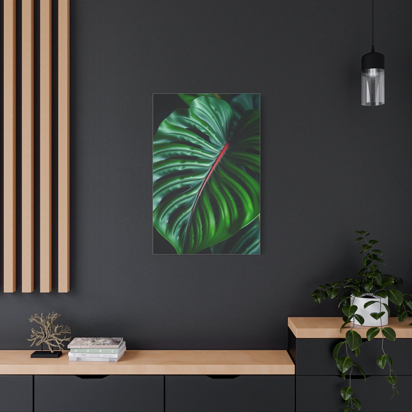 Monstera Plant Art Supreme Canvas Wall Art & Canvas Print