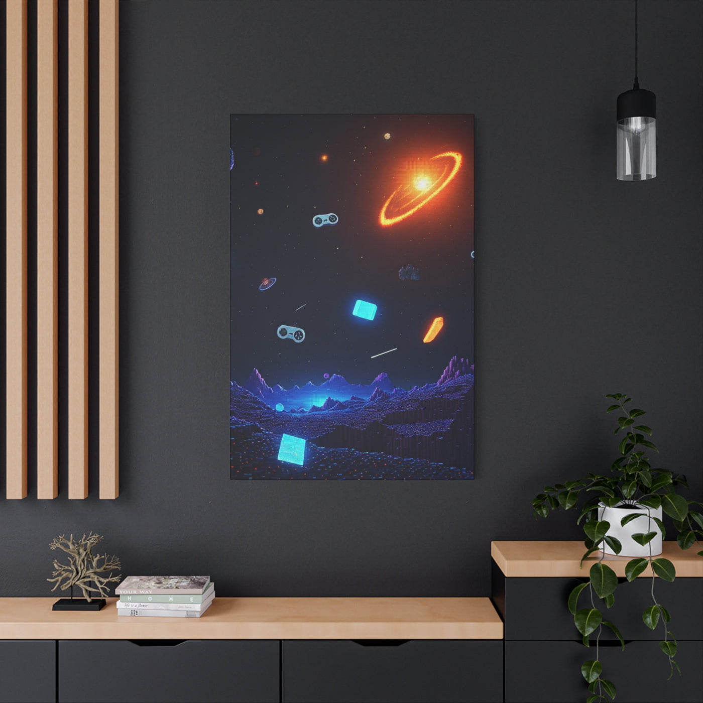 Cosmic Gaming Universe Wall Art & Canvas Prints