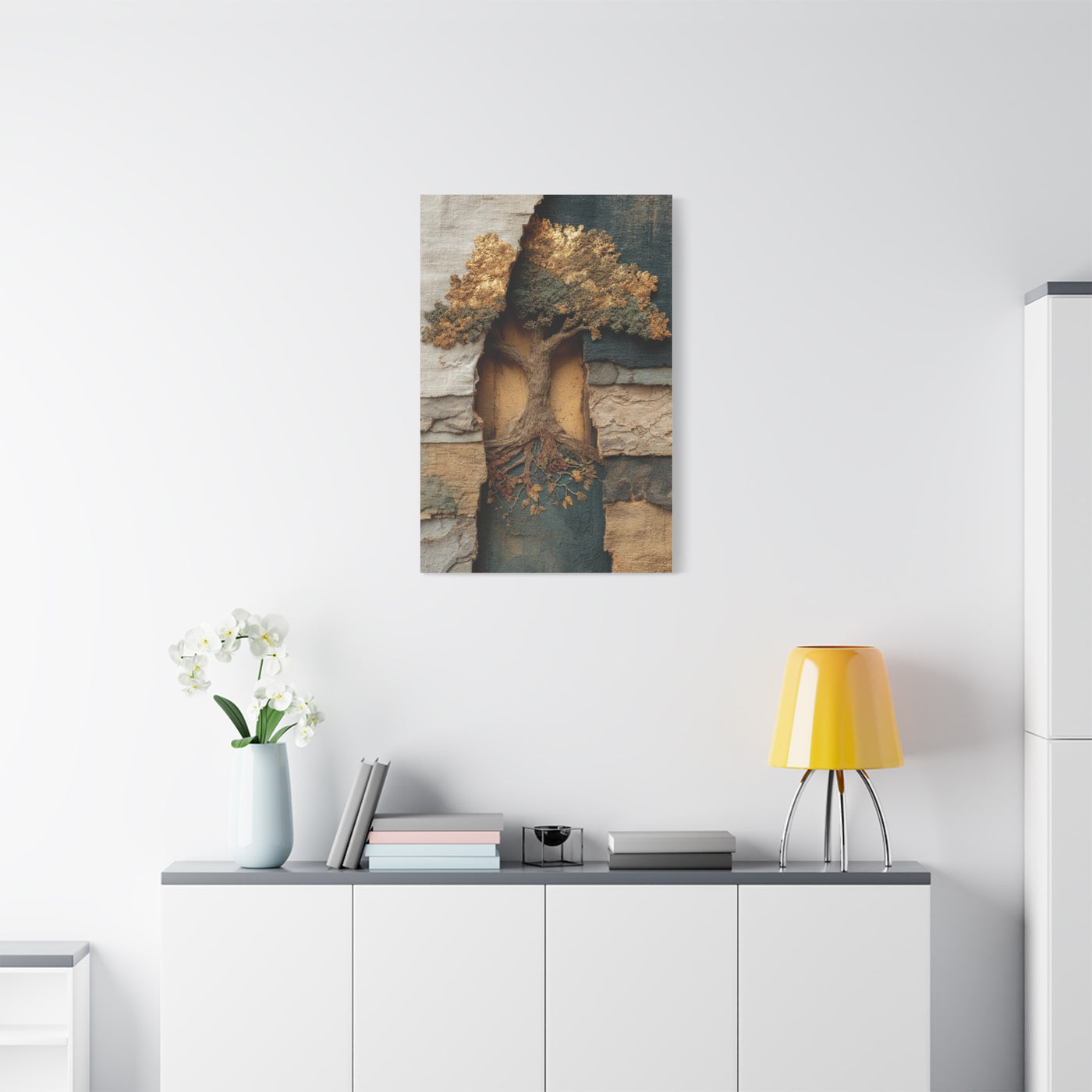 Tree of Life Textural Relief Wall Art & Canvas Print