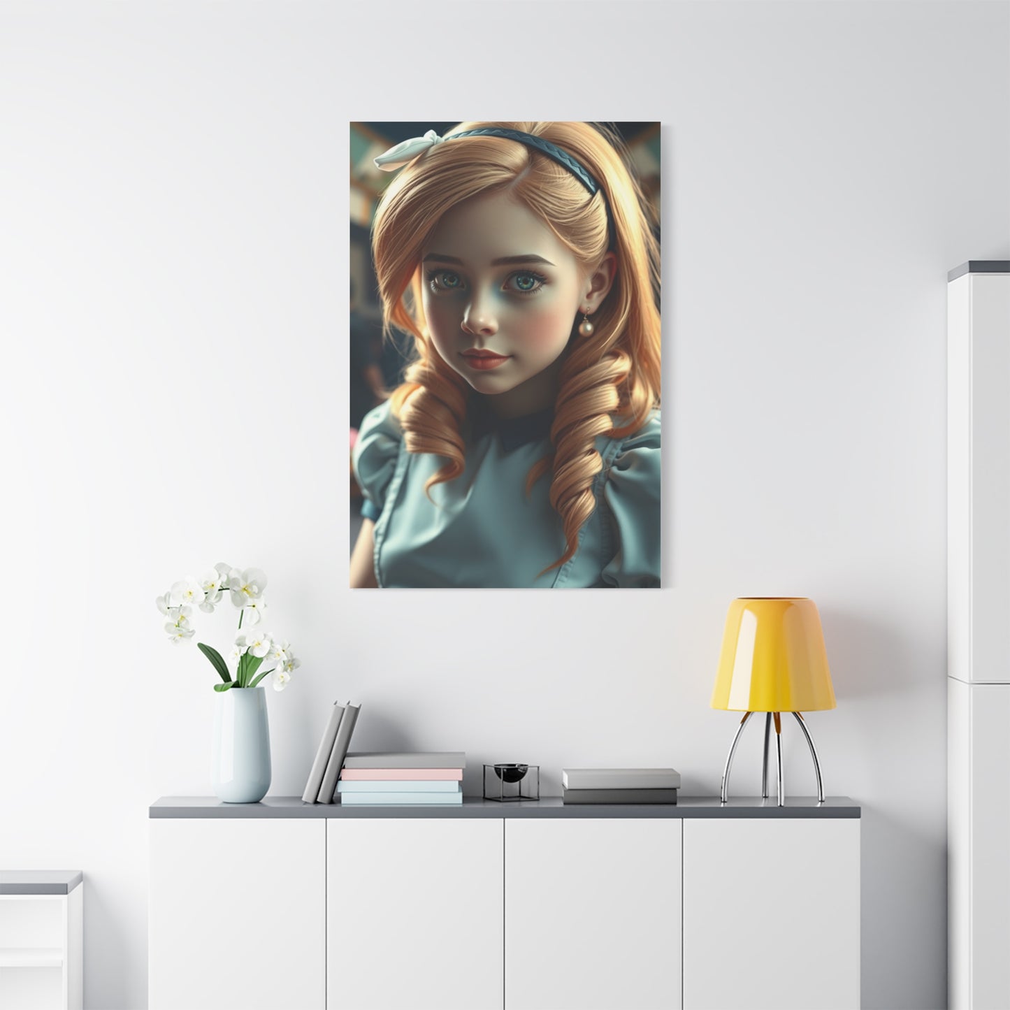 Alice In Wonderland Characters Art Refined Canvas Wall Art & Canvas Print