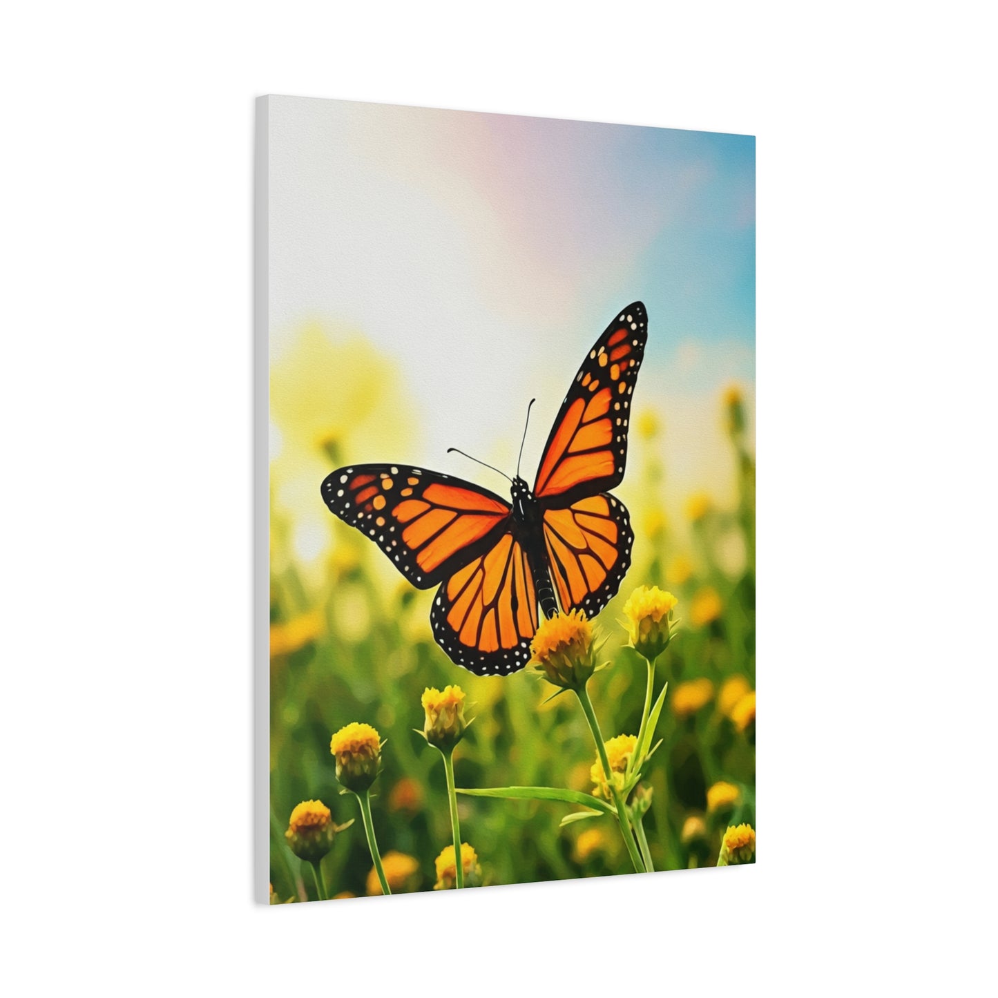 Monarch Butterfly Meadow Flight Wall Art & Canvas Prints