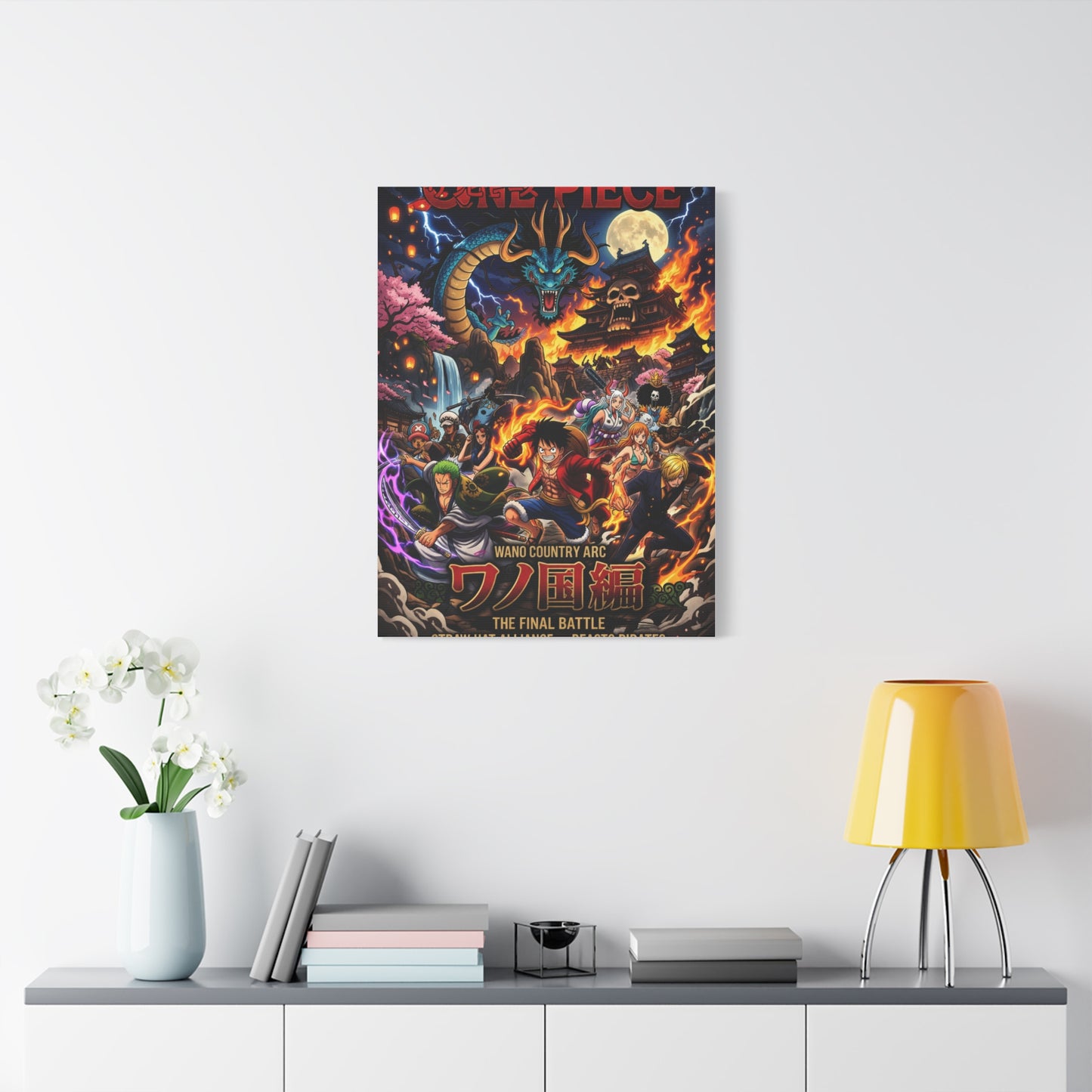 One Piece Wano Country Arc Final Battle Poster Wall Art & Canvas Print