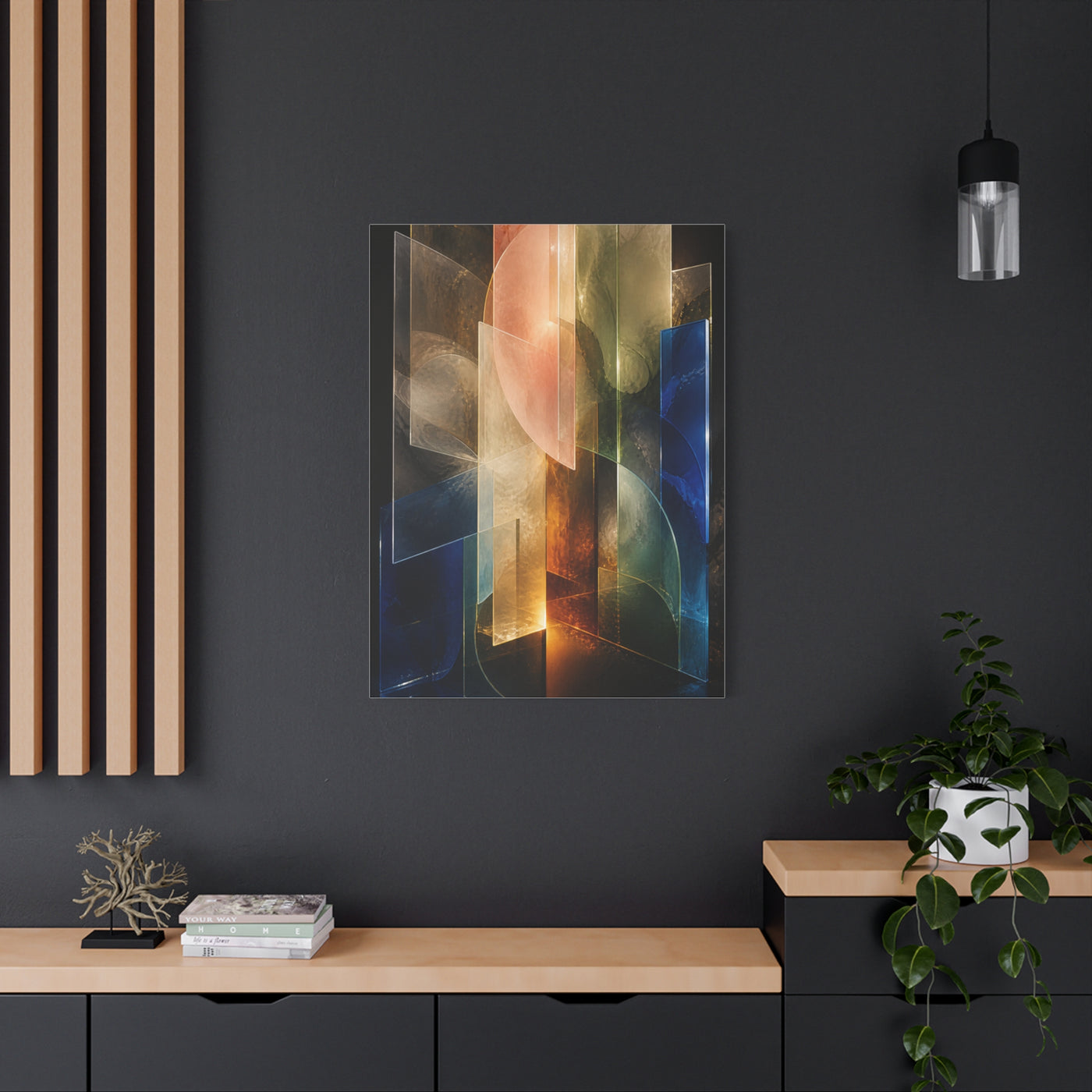 Luminous Acrylic Resin Abstract Wall Art & Canvas Print