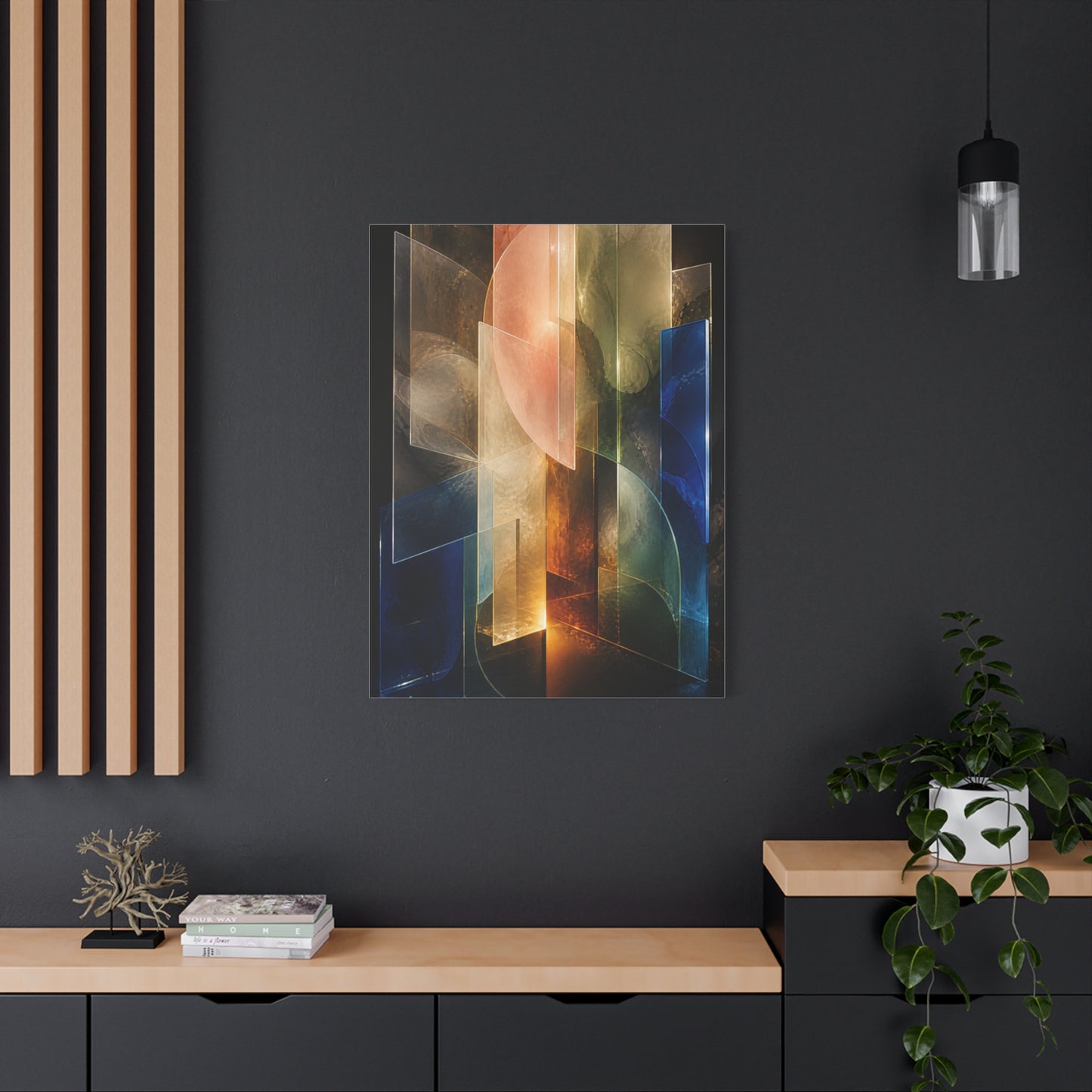 Luminous Acrylic Resin Abstract Wall Art & Canvas Print
