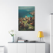Sermon by the Sea Sacred Teaching Wall Art & Canvas Print
