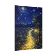 John 8:12 Lantern Path Scripture Wall Art & Canvas Print