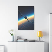 Sunset Jet Flight Path Wall Art & Canvas Prints