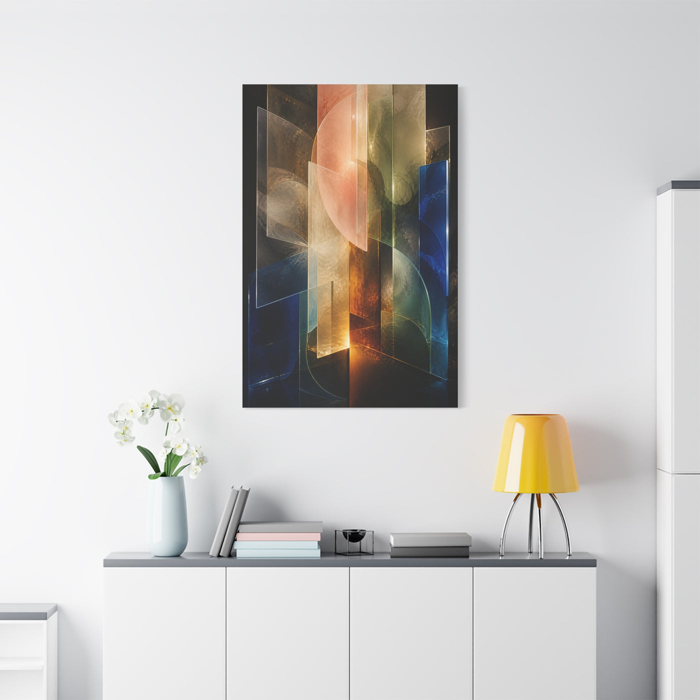 Luminous Acrylic Resin Abstract Wall Art & Canvas Print