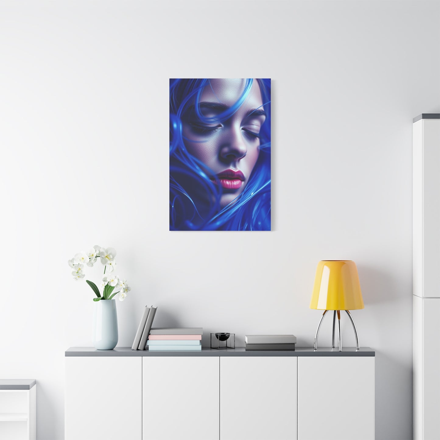 Supreme Collection Blue Music Art Wall Art & Canvas Print
