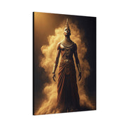 Mist-Born Warrior Presence Wall Art & Canvas Prints