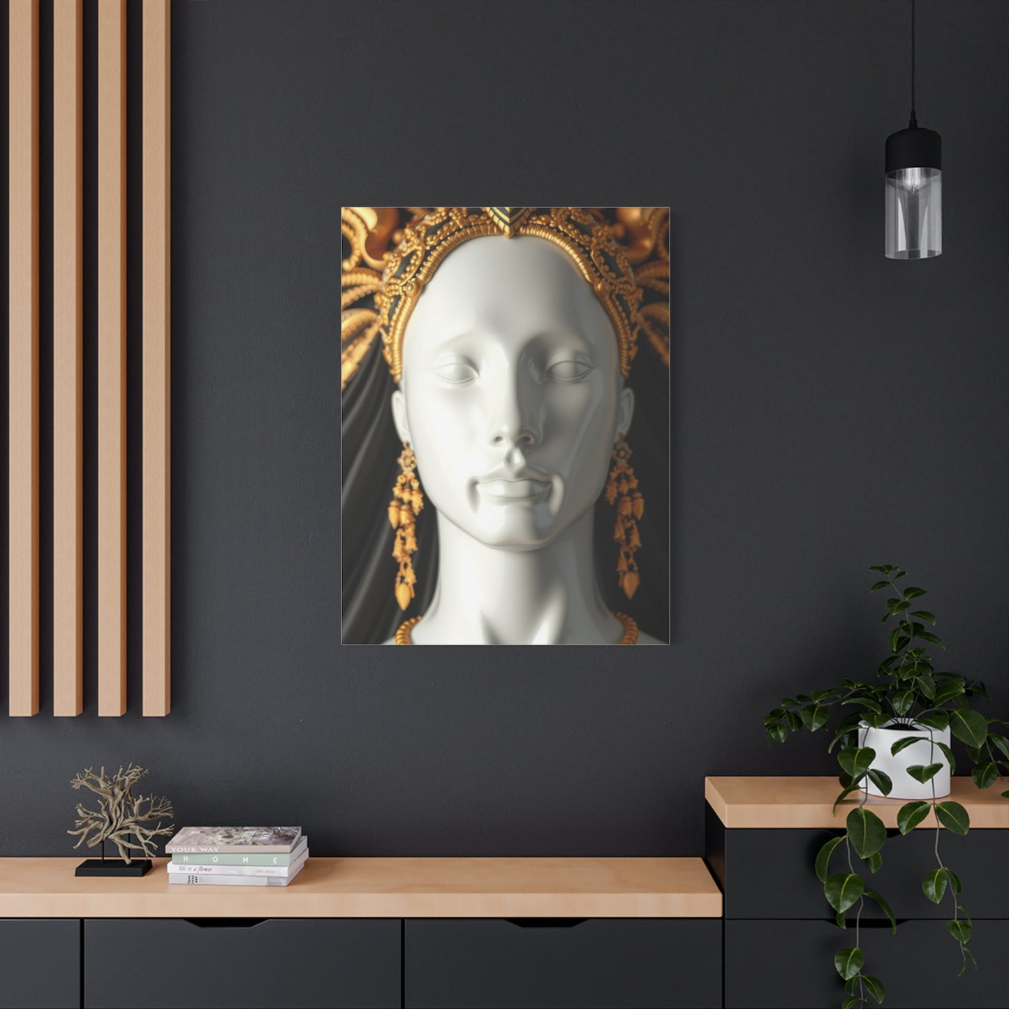 Black White and Gold Art Supreme Gallery Wall Art & Canvas Print
