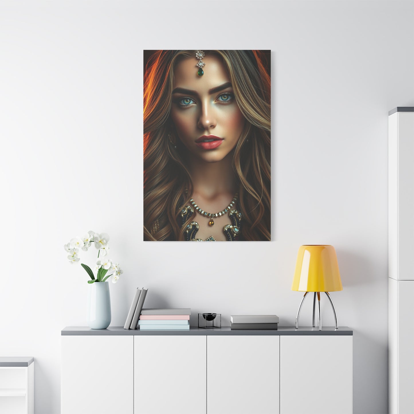 Celestial Glamour Art Canvas Wall Art & Canvas Print