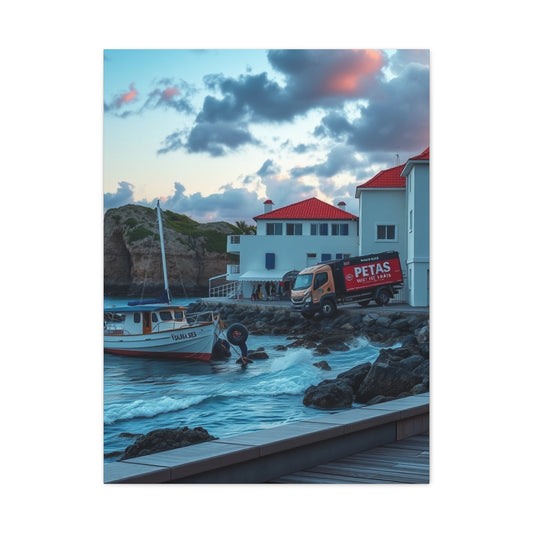 Modern Coastal Art Premium Canvas 20 Wall Art & Canvas Print