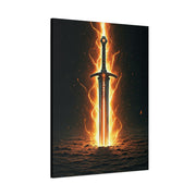 Blade of Eternal Flame Wall Art & Canvas Print