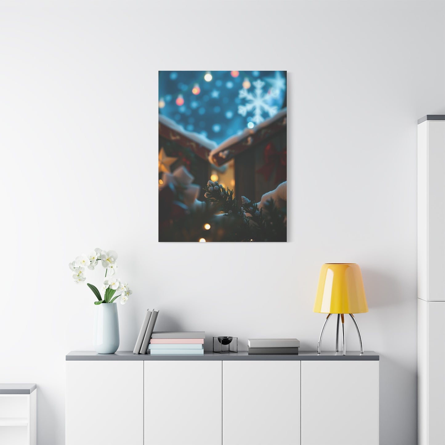 Enchanted Christmas Scene Wall Art & Canvas Print