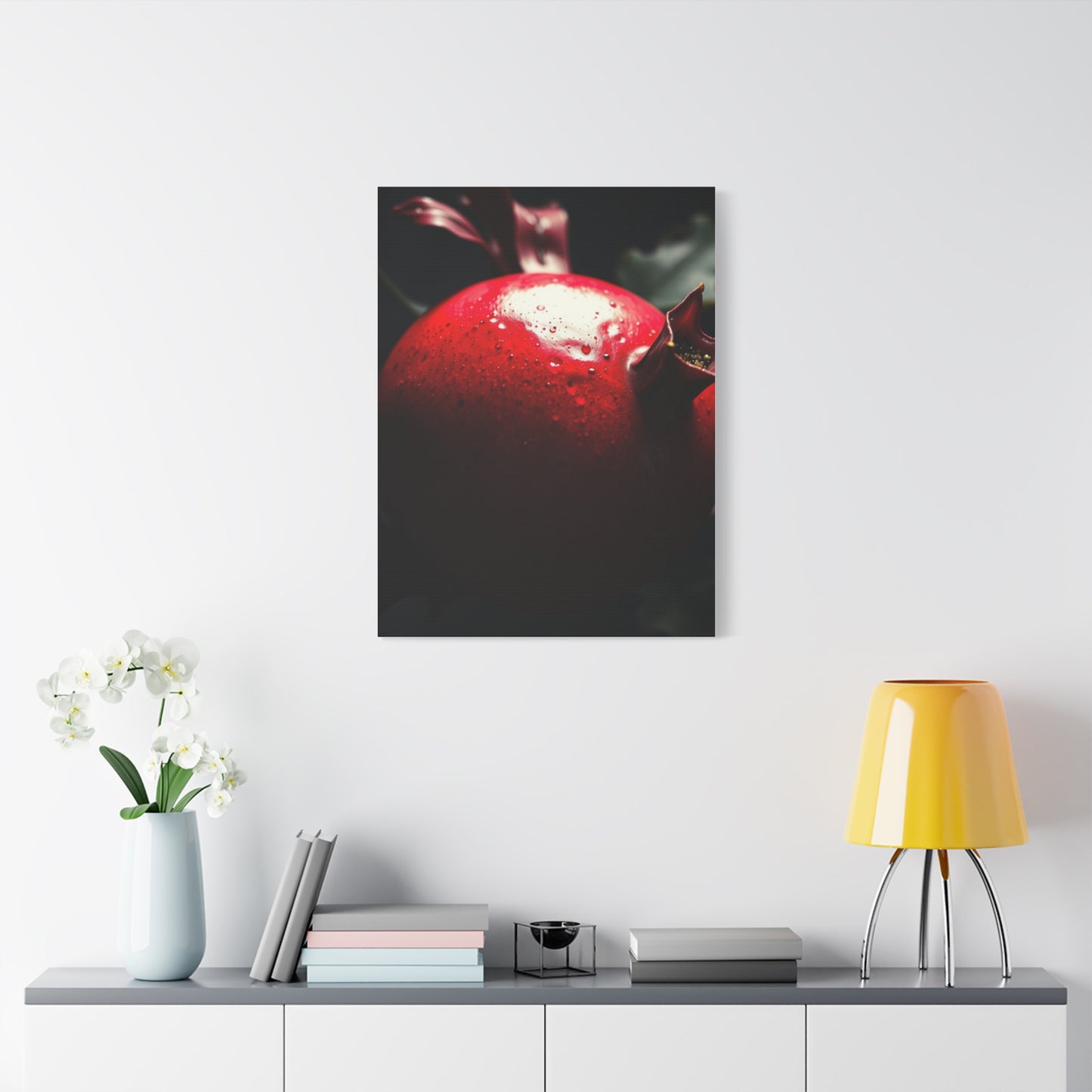 Rich Garnet Nocturne Wall Art & Canvas Print