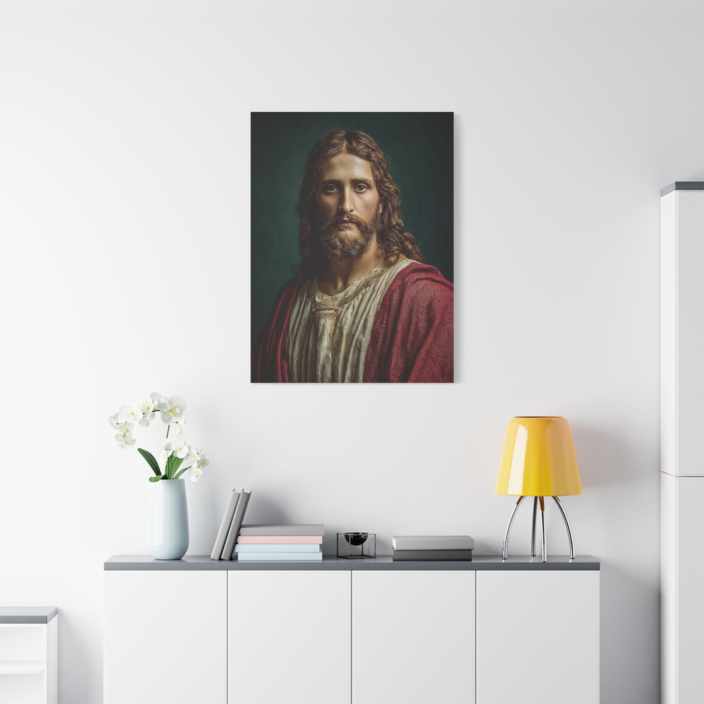 Christ Portrait Contemporary Devotional Wall Art & Canvas Print