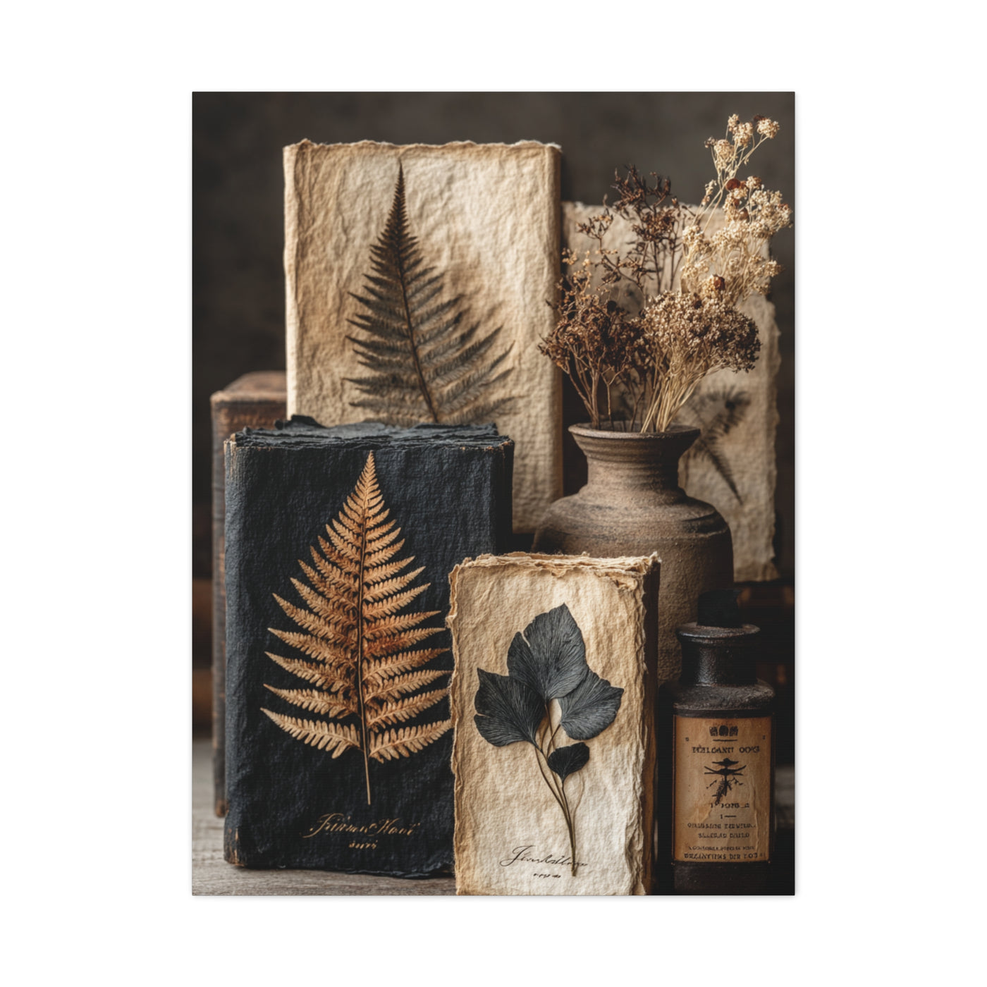 Vintage Botanical Herbarium Collection Wall Art & Canvas Print