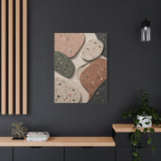 Terrazzo Pebble Abstract Composition Wall Art & Canvas Print