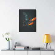 Dark Swallowtail Butterfly on Orange Blossoms Wall Art & Canvas Prints