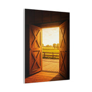 Open Barn Doors to Summer Fields Wall Art & Canvas Prints