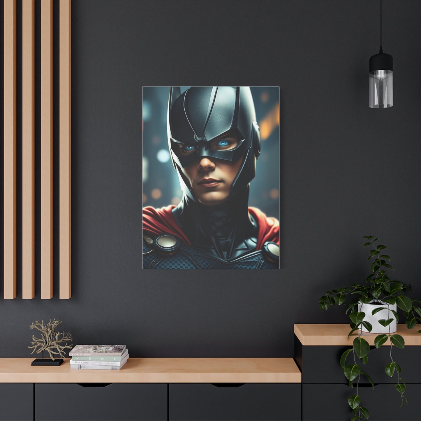 Vision Superhero Art Art Wall Art & Canvas Print