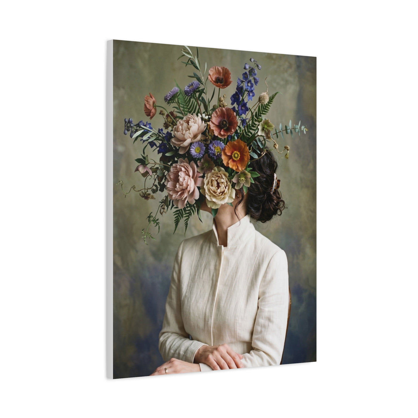 Botanical Identity Portrait Study Wall Art & Canvas Print