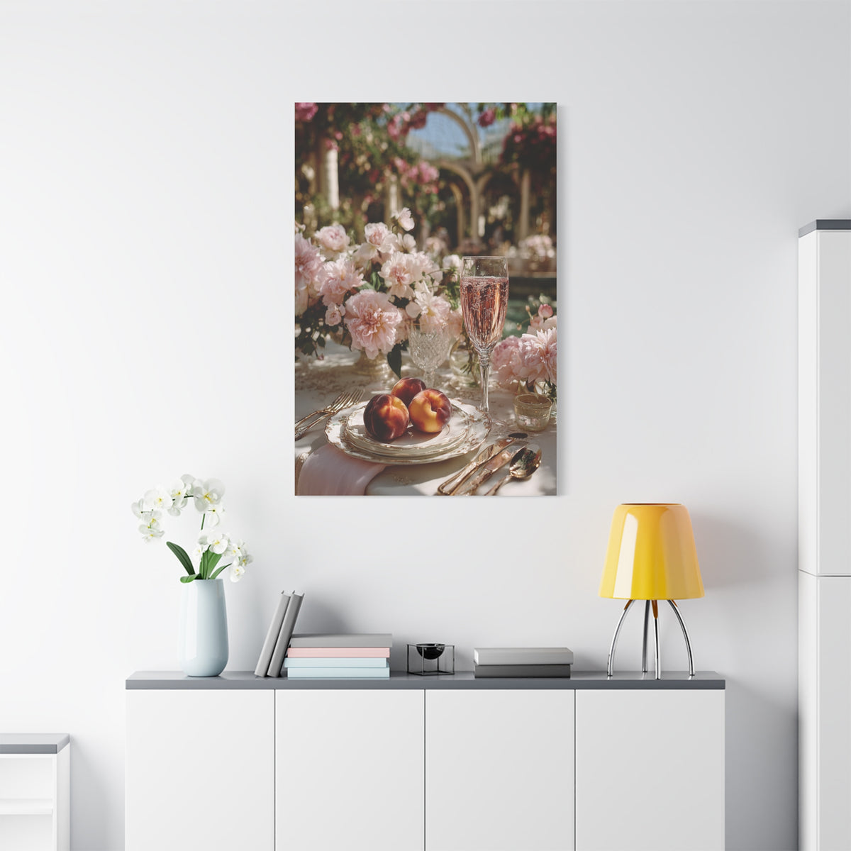 Romantic Spring Brunch Table Wall Art & Canvas Print