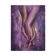 Intertwined Hands Abstract Emotion Wall Art & Canvas Print