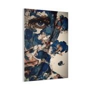 Ink Cloud Portrait Abstract Wall Art & Canvas Print