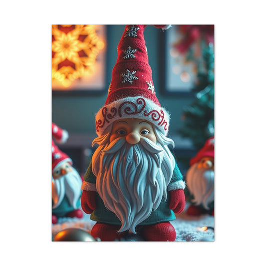 Supreme Christmas Gnome Art Beautiful Collection Wall Art & Canvas Print
