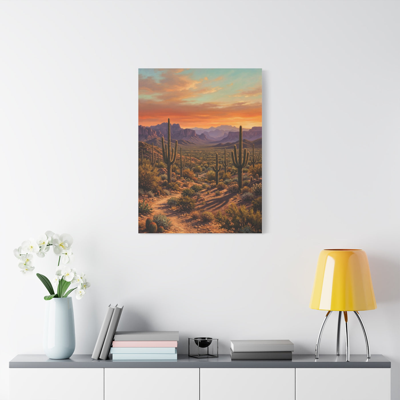 Sonoran Desert Panorama Southwest Wall Art & Canvas Print