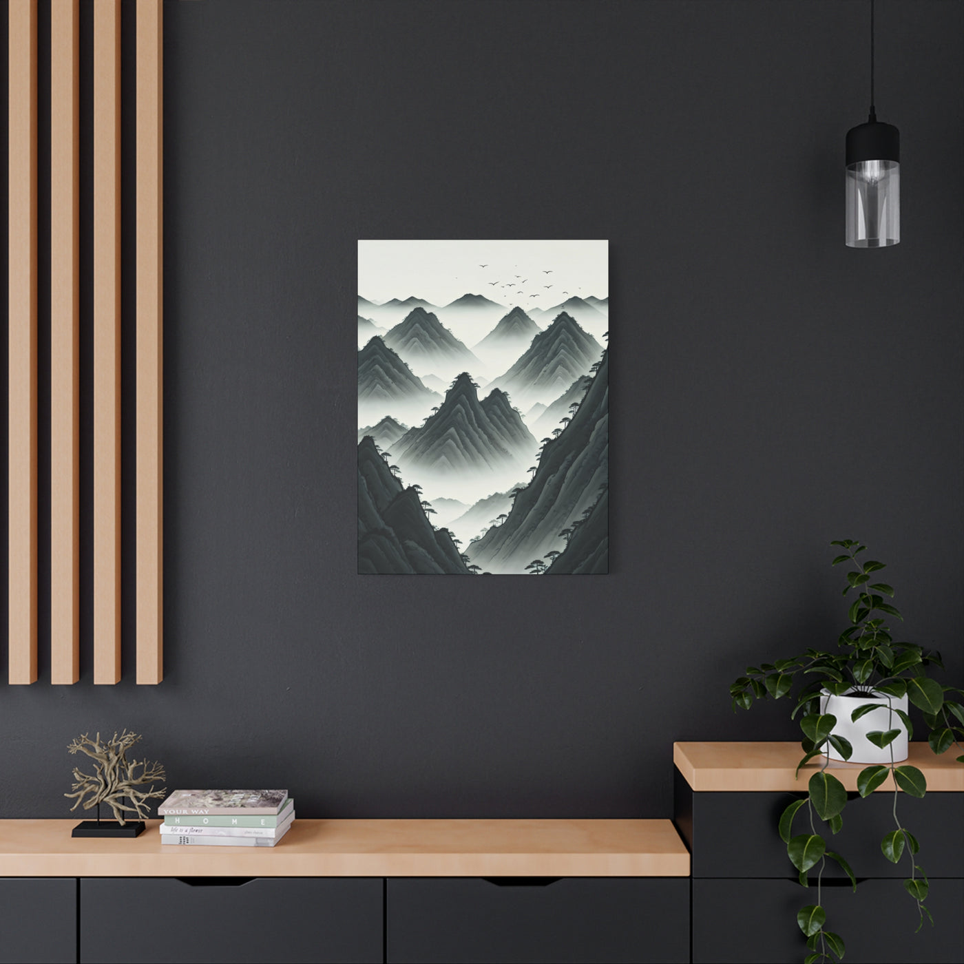 Whispering Peaks Mist Wall Art & Canvas Prints