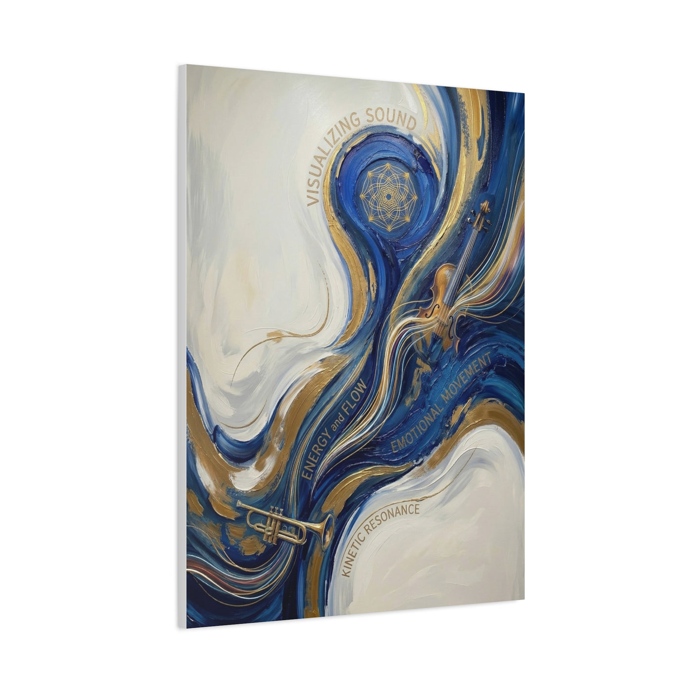 Visualizing Sound Concept Composition Wall Art & Canvas Print
