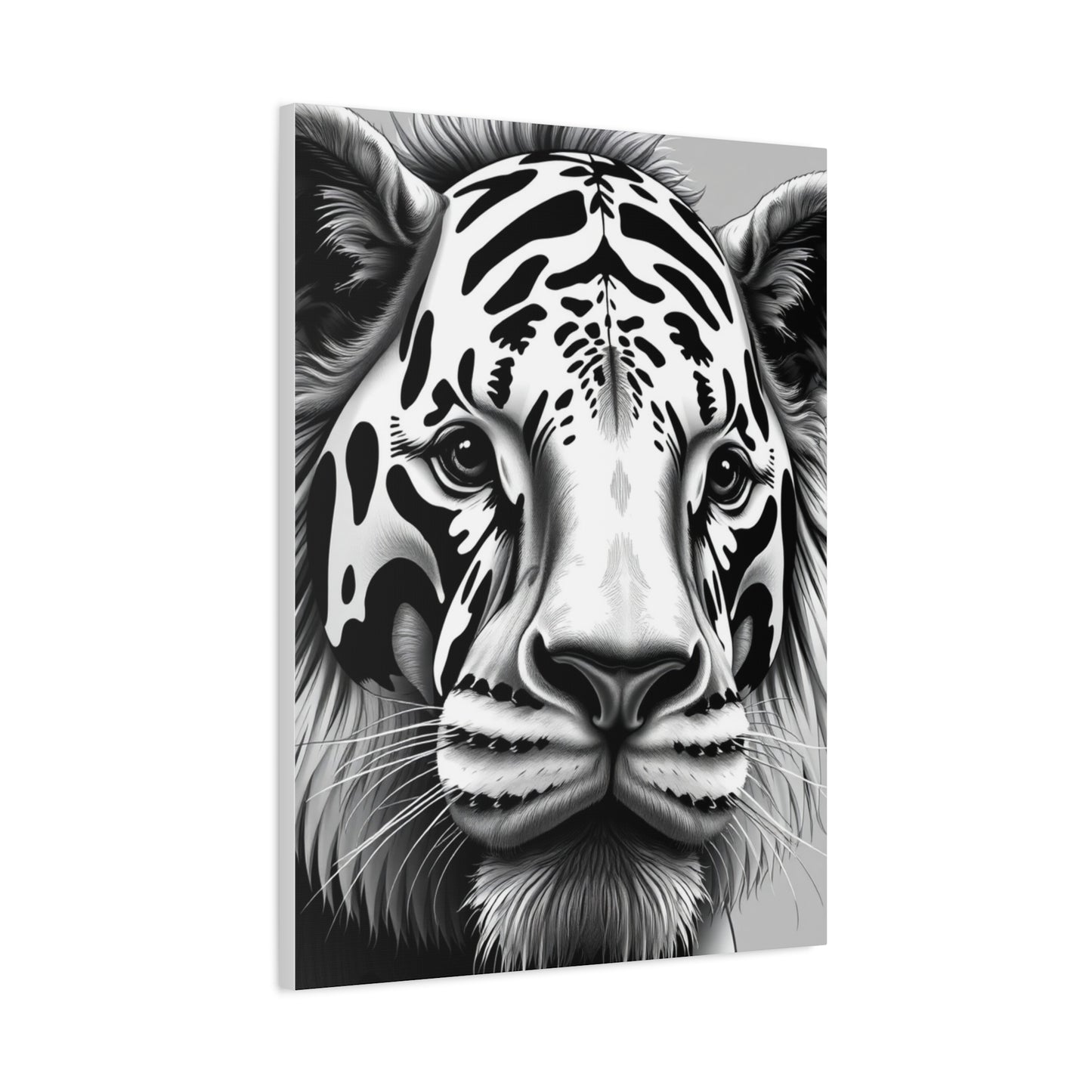 Black and White Illustrations Art Supreme Canvas Wall Art & Canvas Print