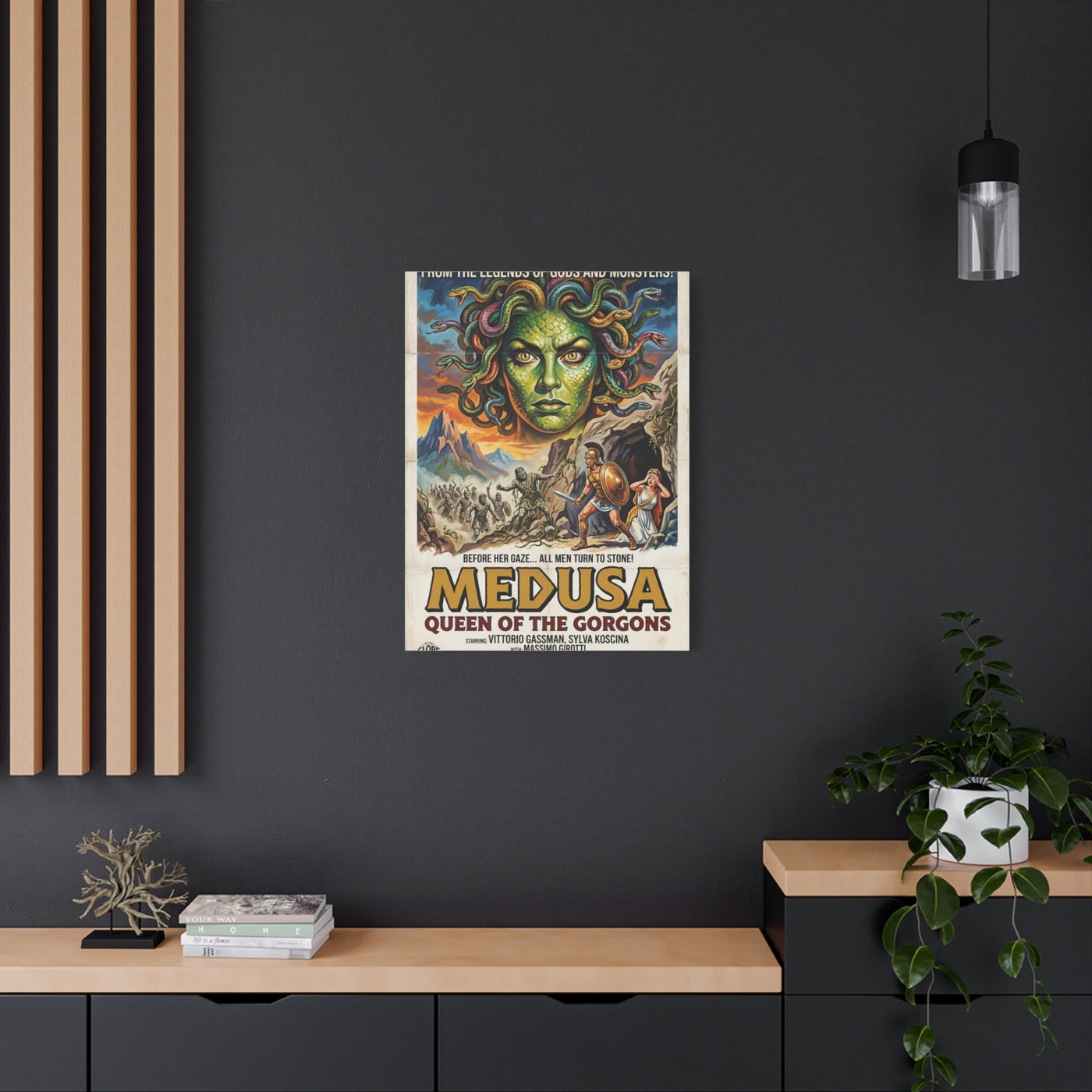 Greek Mythology Medusa Movie Poster Wall Art & Canvas Print