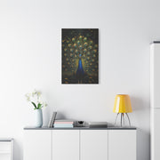 Opulent Jungle Peacock Display Wall Art & Canvas Print